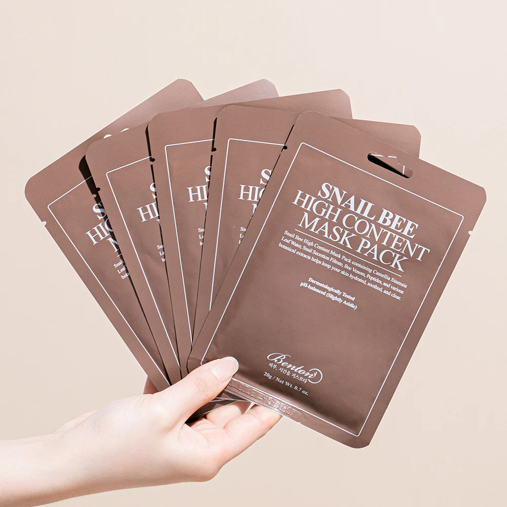 Snail Bee High Content Mask Pack Set 10EA - Image 3